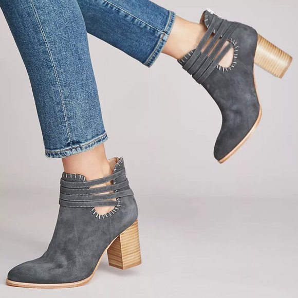 Anthropologie Shoes - Anthropologie Wrapped Strap Booties